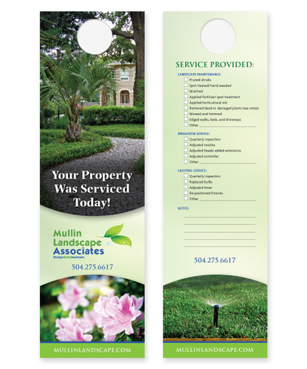 custom door hangers