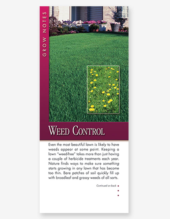 #312 - Weed Control Grow Note