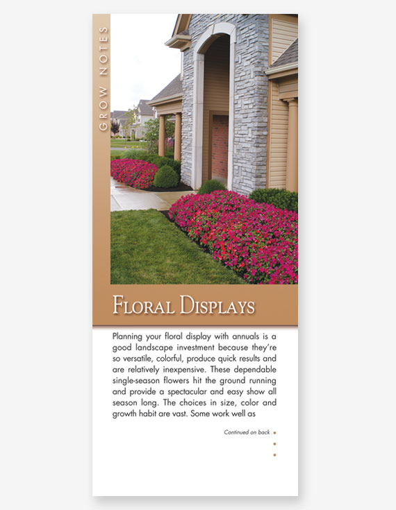 #344 - Floral Displays Grow Note