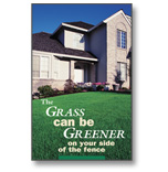 #822 - Grass is Greener Jumbo Postcard