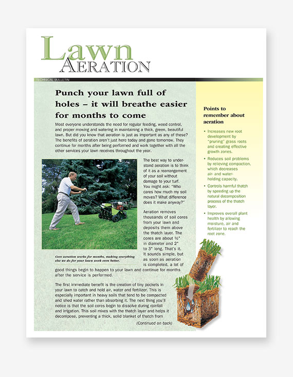 #253 - Lawn Aeration Bulletin