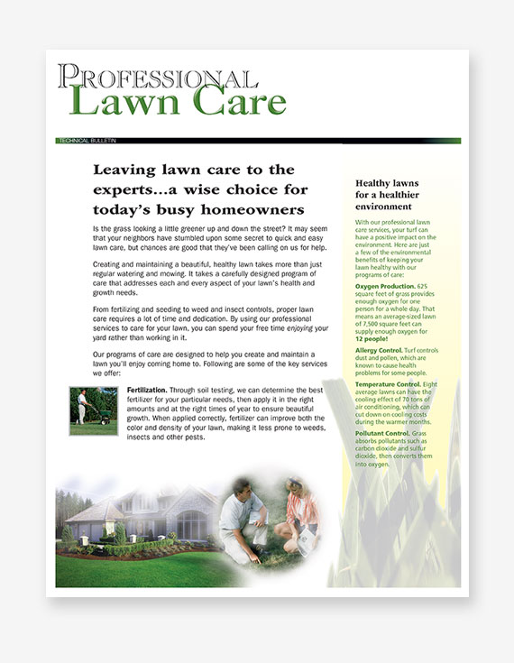#259 - Professional Lawn Care Bulletin